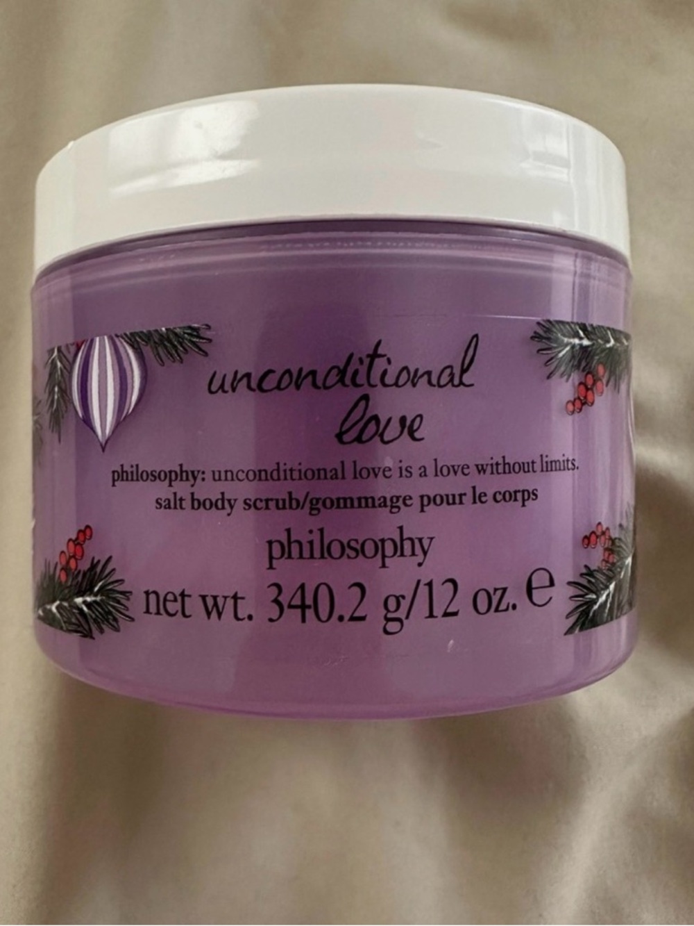 Philosophy Unconditional Love Salt Body Scrub - Never Opened